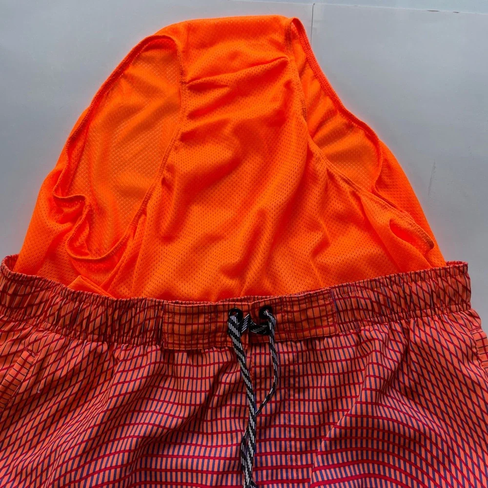 Nike Swim Trunks Board Shorts Quick Dry Athletic Geometric Print‎ L
